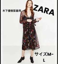 ZARA 芸能人着用　ワンピースのサムネイル