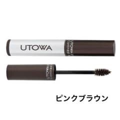 【新品未使用】UTOWA アイブロウマスカラ　ピンクブラウンのサムネイル