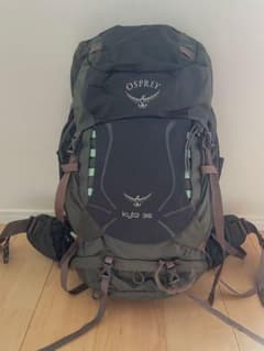 OSPREY kyte 36 バックパック ダークグリーン/ミント 36Lのサムネイル