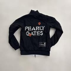 パーリーゲイツ 4wayリバーシブル中綿ブルゾン 黒×白 新品未使用 0