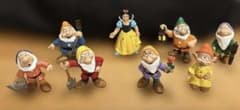 白雪姫と7人の小人 ディズニーランド購入　フィギュアセット レトロのサムネイル