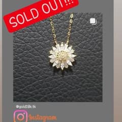SOLD!!! 新品ネックレス　18金　天然ダイヤのサムネイル