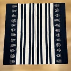 恵比寿様 柄 風呂敷 紺色 和装小物　綿100%のサムネイル