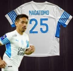 激レア】新品 長友佑都 マルセイユ ラストマッチ 正規品 ユニフォーム