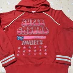 ANGEL BLUE パーカー レッド 平成レトロのサムネイル