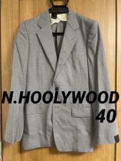 美品 N.HOOLYWOOD 23SS テーラードジャケット 36 グレー 美品 N.HOOLYWOOD 23SS テーラードジャケット 36 グレー - メルカリ