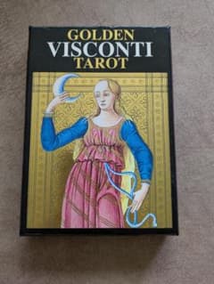 【美しい金彩✨】Golden Visconti Tarot タロットカードのサムネイル
