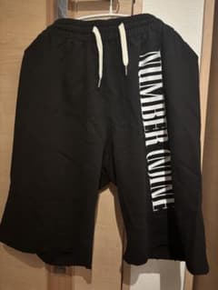 06ss number (n)ine ガンズ期 ハーフパンツ ショーツ ブラック 06ss number (n)ine ガンズ期 ハーフパンツ ショーツ ブラック - メルカリ