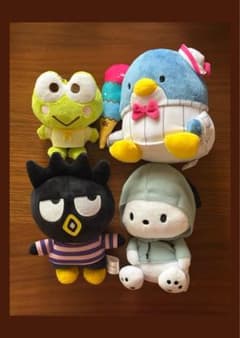 ナポリの男たち×はぴだんぶい ぬいぐるみキーホルダー ４つセットのサムネイル