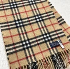 Burberry バーバリー マフラー 100%ラムズウール 英国製 90年代 BURBERRY バーバリー ラムズウール100 マフラー ノバチェック 英国製