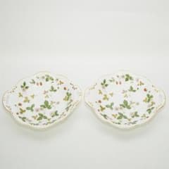 WEDGWOOD 야생 딸기 윈저 트레이 플레이트 2객