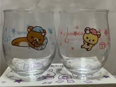 リラックマ＆コリラックマ ペアチューリップ型グラスのサムネイル