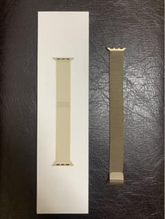 【Nenais様専用】純正Appleバンド41mm ゴールドミラネーゼループのサムネイル