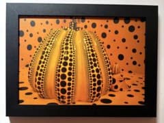 草間彌生 かぼちゃ Pumpkin希少な限定ポストカード額装品 - メルカリ