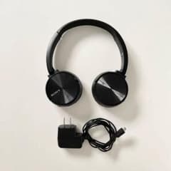 SONY ワイヤレスヘッドホン MDR-ZX330BT 黒 折りたたみ 充電器付