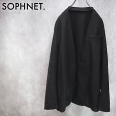 SOPHNET.｜Wool Jersey No Collar Jacket（L） SOPHNET.｜Wool Jersey No Collar Jacket（L） - メルカリ
