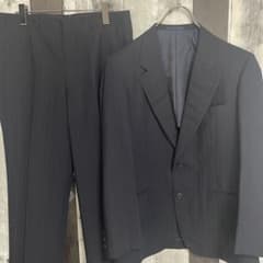 GIEVES & HAWKES スーツ 背抜き セットアップ ネイビー - メルカリ