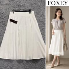 美品》フォクシー 定価11万 フレアスカート Gianna 2022年 白 - メルカリ
