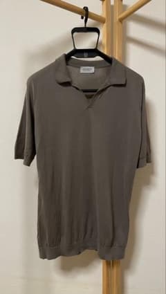 c*o様 JOHN SMEDLEY スキッパーポロシャツ ブラウングレー Mサイ m81759201109_1.jpg?1784522548