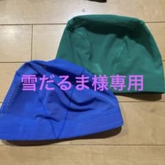 Thumbnail of 水泳帽 青 緑 2点セット