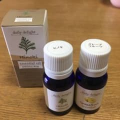 エッセンシャルオイル 精油  ヒノキとグレープフルーツのサムネイル