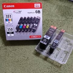 Canon プリンターインク マルチパック6色 351 350のサムネイル
