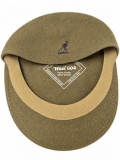 【美品】KANGOL The Wool 504 ハンチング ベージュ Mサイズのサムネイル