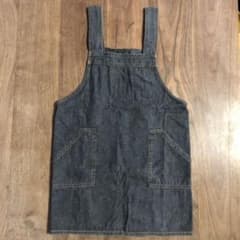 キッズ　エプロン デニム　130㎝のサムネイル