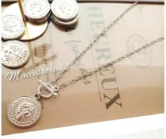 エリザベス　シルバー　マルテン　チェーンネックレス　silver※長さ調整不可のサムネイル