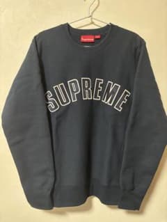 supreme アーチロゴ クルーネック arc logo