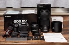 美品】Canon EOS R10 RF-S18-45 + RF100-400 - メルカリ