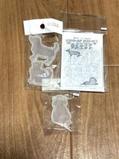 【新品】シリコンモールド 動物シルエット まとめ売りのサムネイル