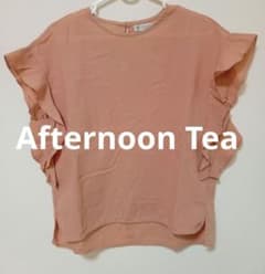 Afternoon Tea WARDROBE フリル ノースリーブ ピンク　МRのサムネイル