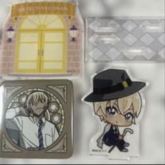 名探偵コナン 安室透 降谷零 アクリルスタンド 缶バッジ - メルカリ