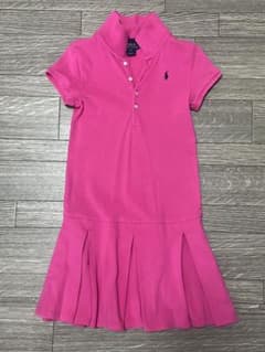 Polo Ralph Lauren ピンク 半袖 ワンピース 6X 2着セットのサムネイル