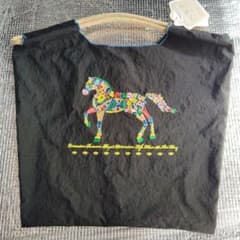 馬柄刺繍　ナイロンバッグのサムネイル