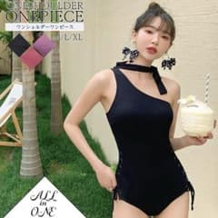 ワンピース水着　ブラックのサムネイル