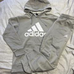 adidas グレー ジャージ上下セットMサイズのサムネイル
