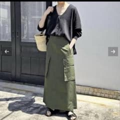Spick & Span カーゴポケットIラインスカート 36 Spick & Span カーゴポケット Iライン 36 ロングスカート - メルカリ
