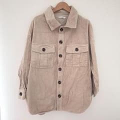 WEGO STANDARD コーデュロイ　ジャケット F ベージュ