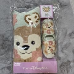 新品未使用  ダッフィー ＆フレンズ トイレマット＆スリッパのサムネイル