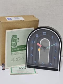 【未使用】SEIKO ポストモダン 置時計 QZ219K 元箱・説明書付 こ*ぴ様 【未使用】SEIKO ポストモダン 置時計 QZ219K 元箱・説明書