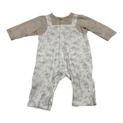 花柄 サロペット風 ロンパース カバーオールのサムネイル