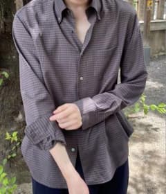 Abelia Edoward Goucha 23aw チェックシャツ - メルカリ