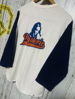 極限定 ヒステリックグラマー ロンT ヒスガール ヘンリーネック 七分 
