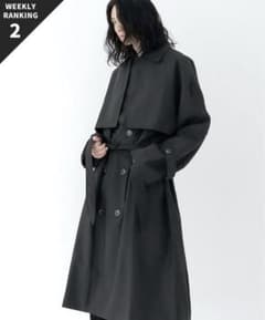 minsobi オーバーサイズトレンチコート _black_2023年春_中古のサムネイル