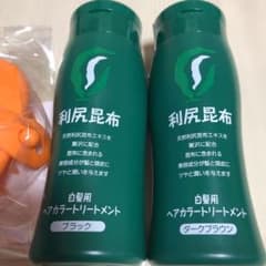 らっちゃん様専用★利尻昆布　ヘアカラートリートメントとブラシのサムネイル