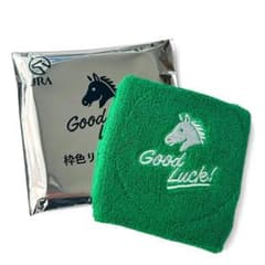 JRA ウェルカムチャンス D賞 枠色リストバンド 緑のサムネイル