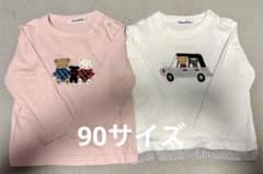 familiar 90cm Tシャツ 2枚セット　ファミリア　長袖　美品のサムネイル