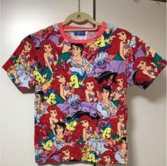 【ディズニー】アリエル総柄Ｔシャツ 半袖のサムネイル